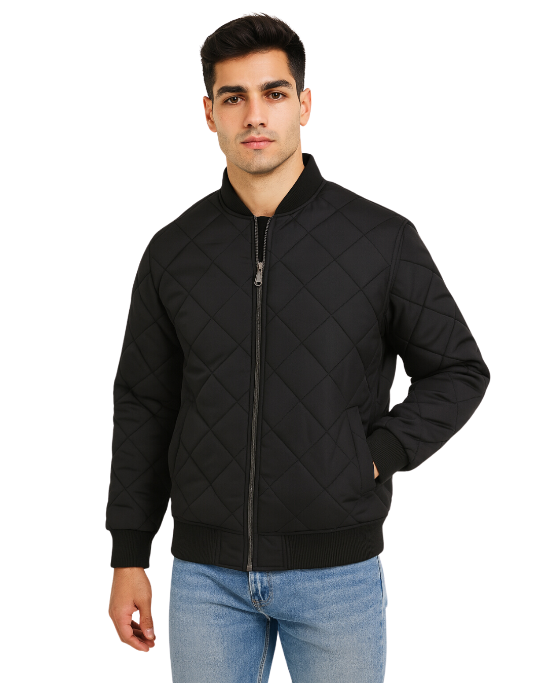 Chaqueta bomber acolchada para hombre
