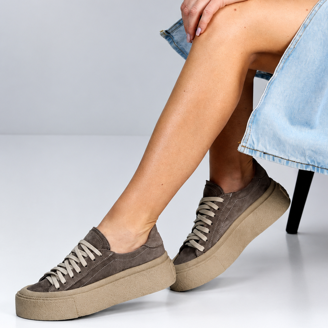 Zapatillas de Ante con Plataforma