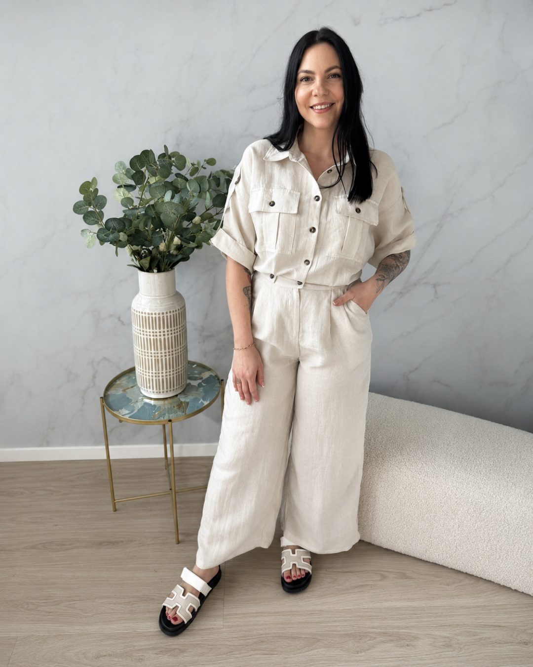 Conjunto Camisa y Pantalón de Lino®