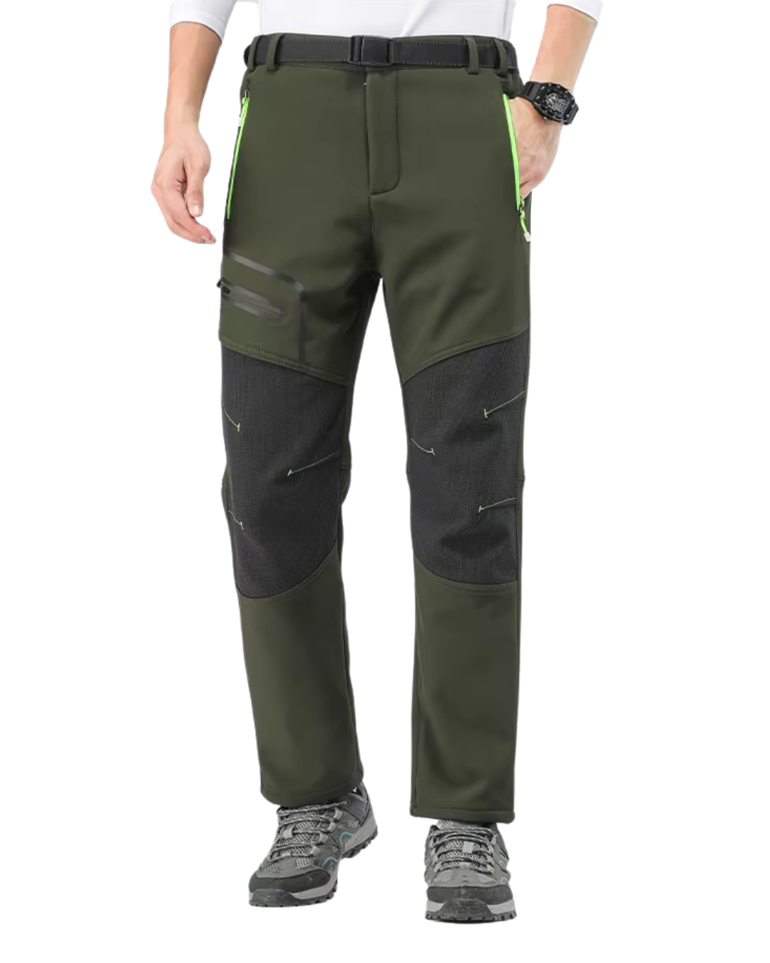 Pantalones de senderismo impermeables para hombre