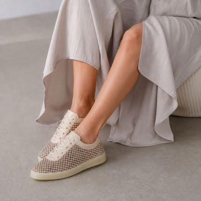 Zapatillas con Brillos y Cordones®