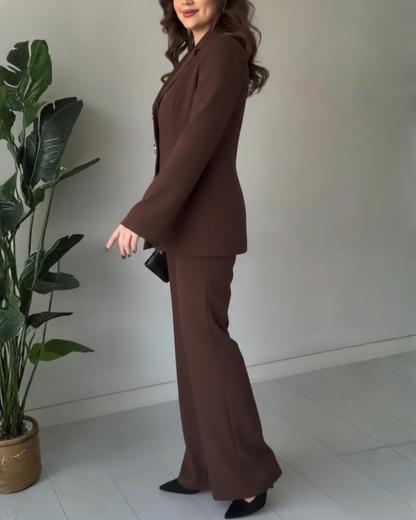 Conjunto de Chaqueta y Pantalón de Mujer