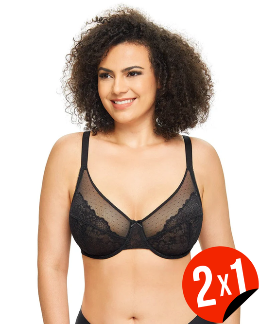 Sujetador con Encaje Floral (OFERTA 2X1)