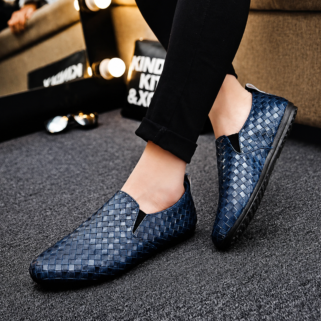 Mocasines con Textura Trenzada
