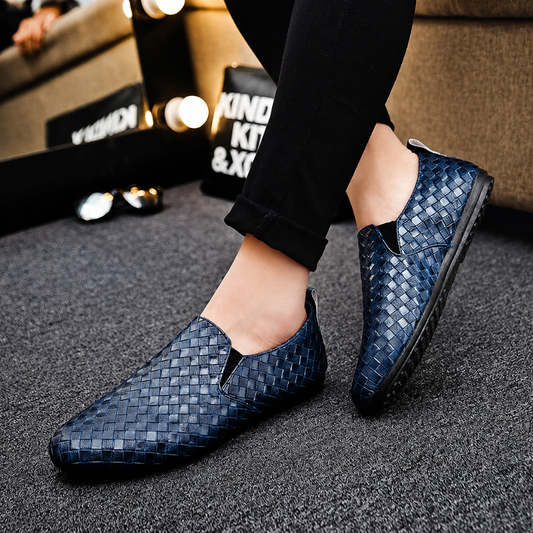 Mocasines con Textura Trenzada