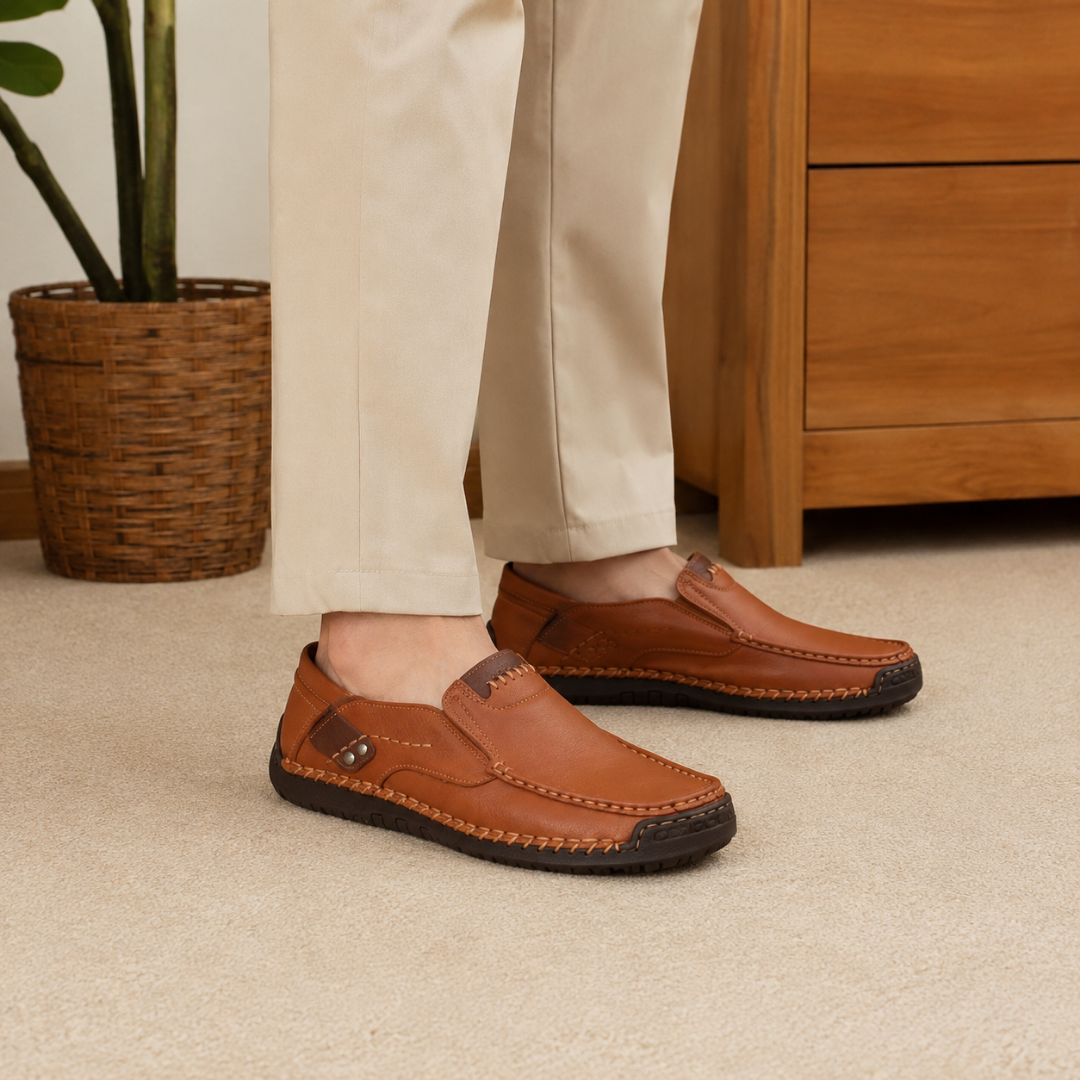 Mocasines Casuales con Costura Artesanal®