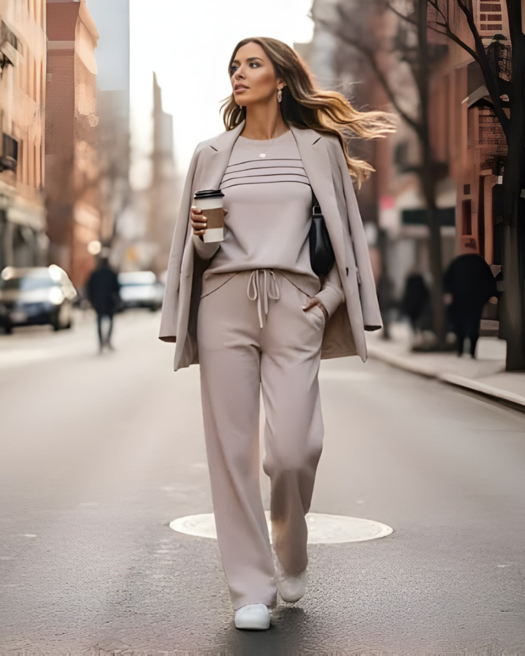 Conjunto de Suéter y Pantalón Casual®
