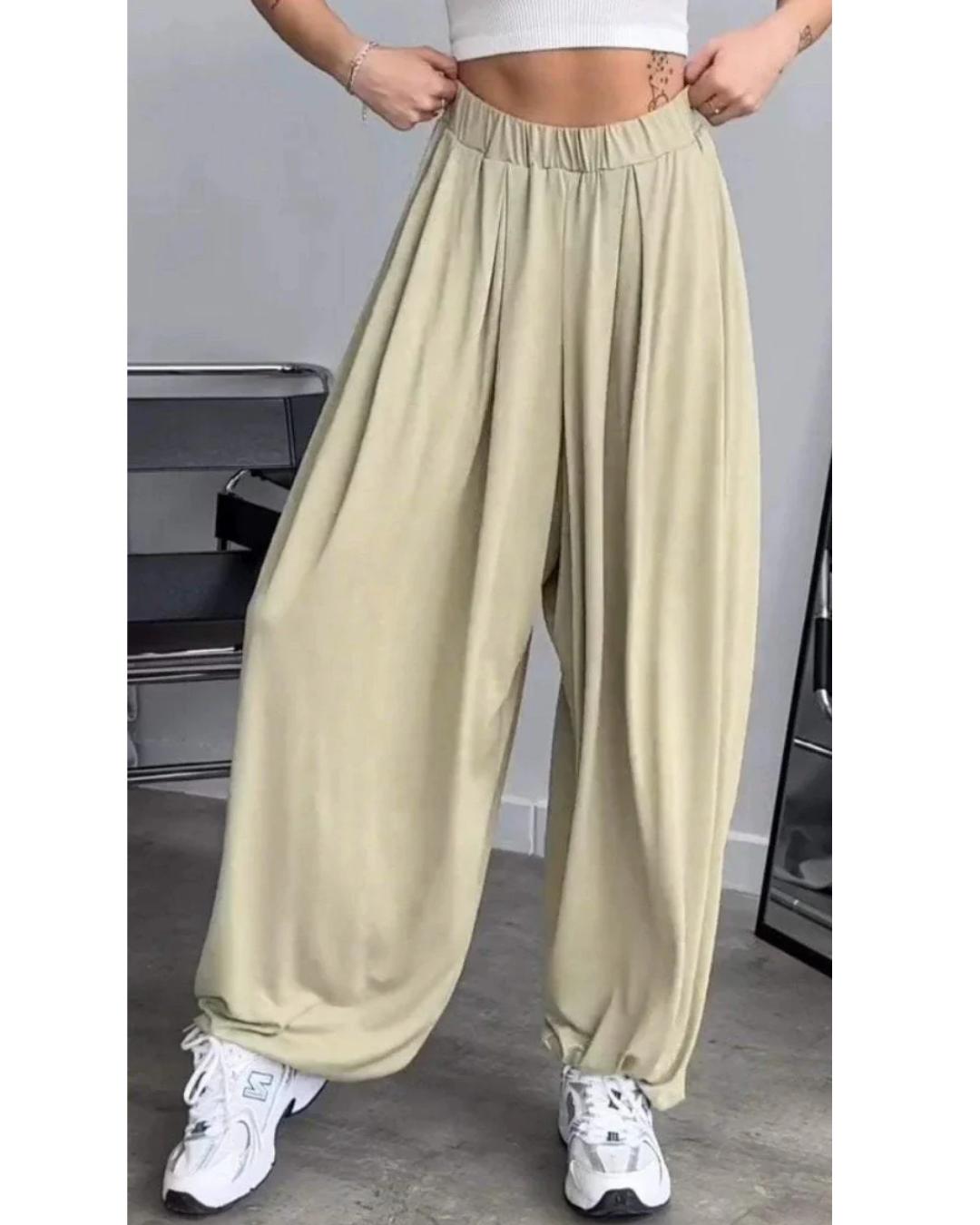 Pantalón Oversize de Estilo Bohemio