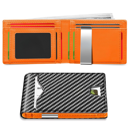 Cartera de Cuero Fino con Protección RFID®
