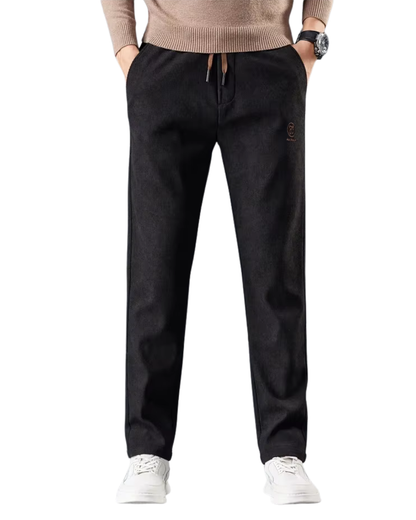Pantalones térmicos reforzados con ajuste elástico para hombre®