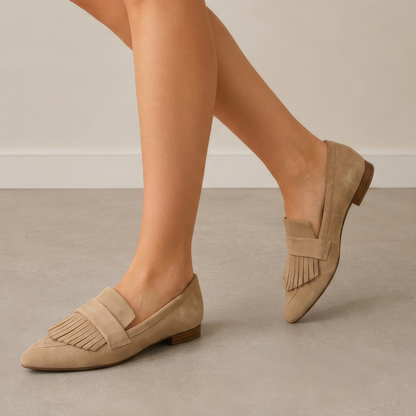 Mocasines de Ante con Suela Confort
