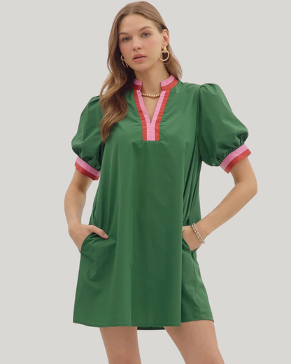 Vestido de Cuello en V