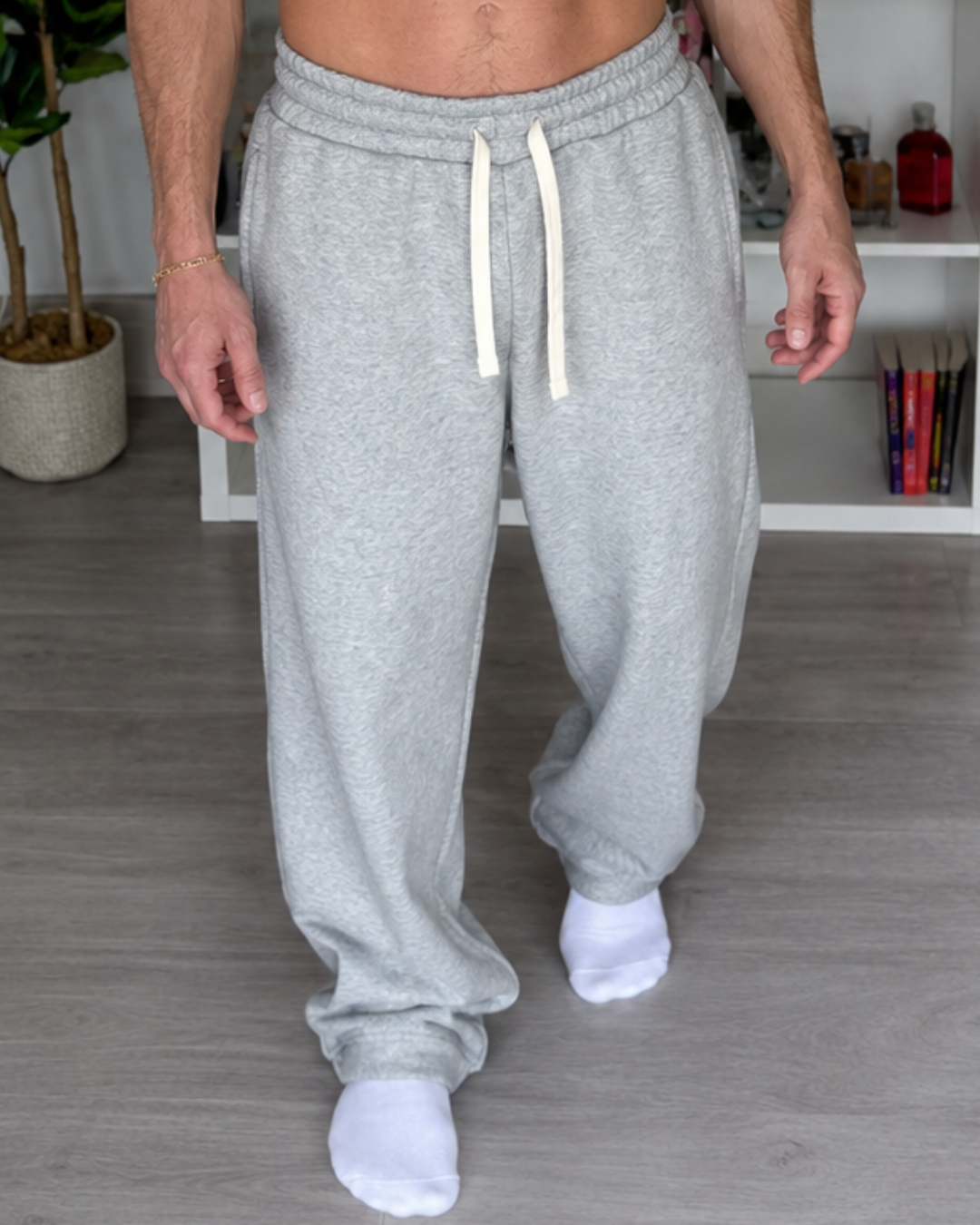 Pantalón Jogger Holgado con Cordón