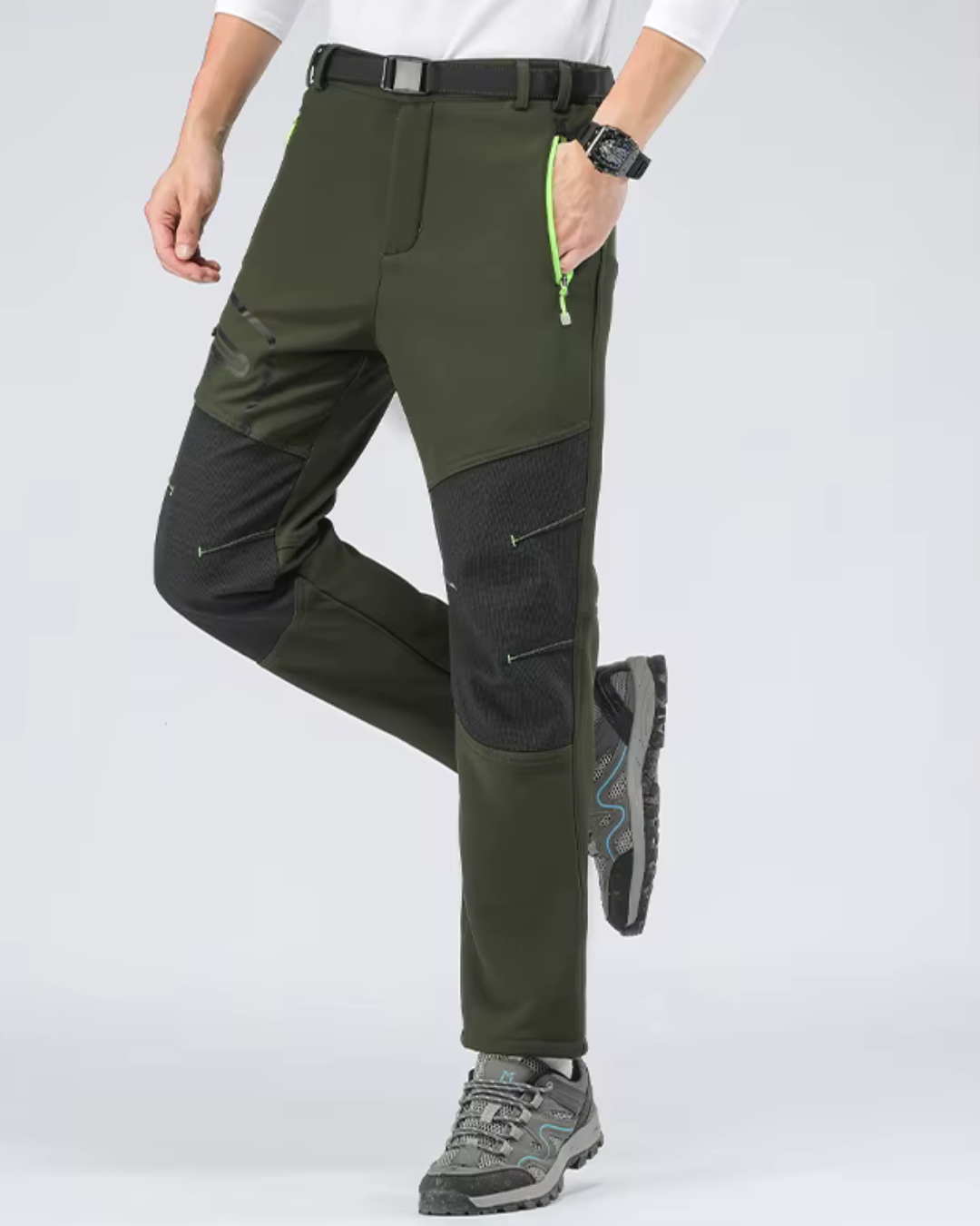 Pantalones de senderismo impermeables para hombre