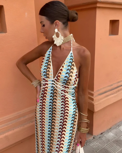 Vestido de Verano de Punto Calado