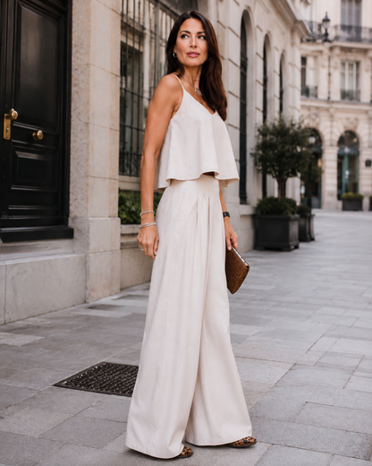 Conjunto Casual de Top y Pantalón Palazzo®
