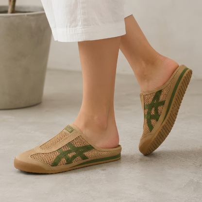 Zapatilla Sabot con Tejido de Malla®