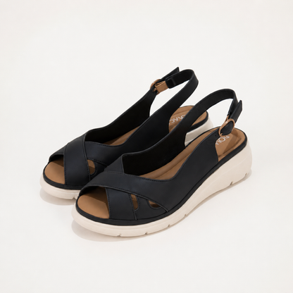 Sandalias de Plataforma con Correa Posterior