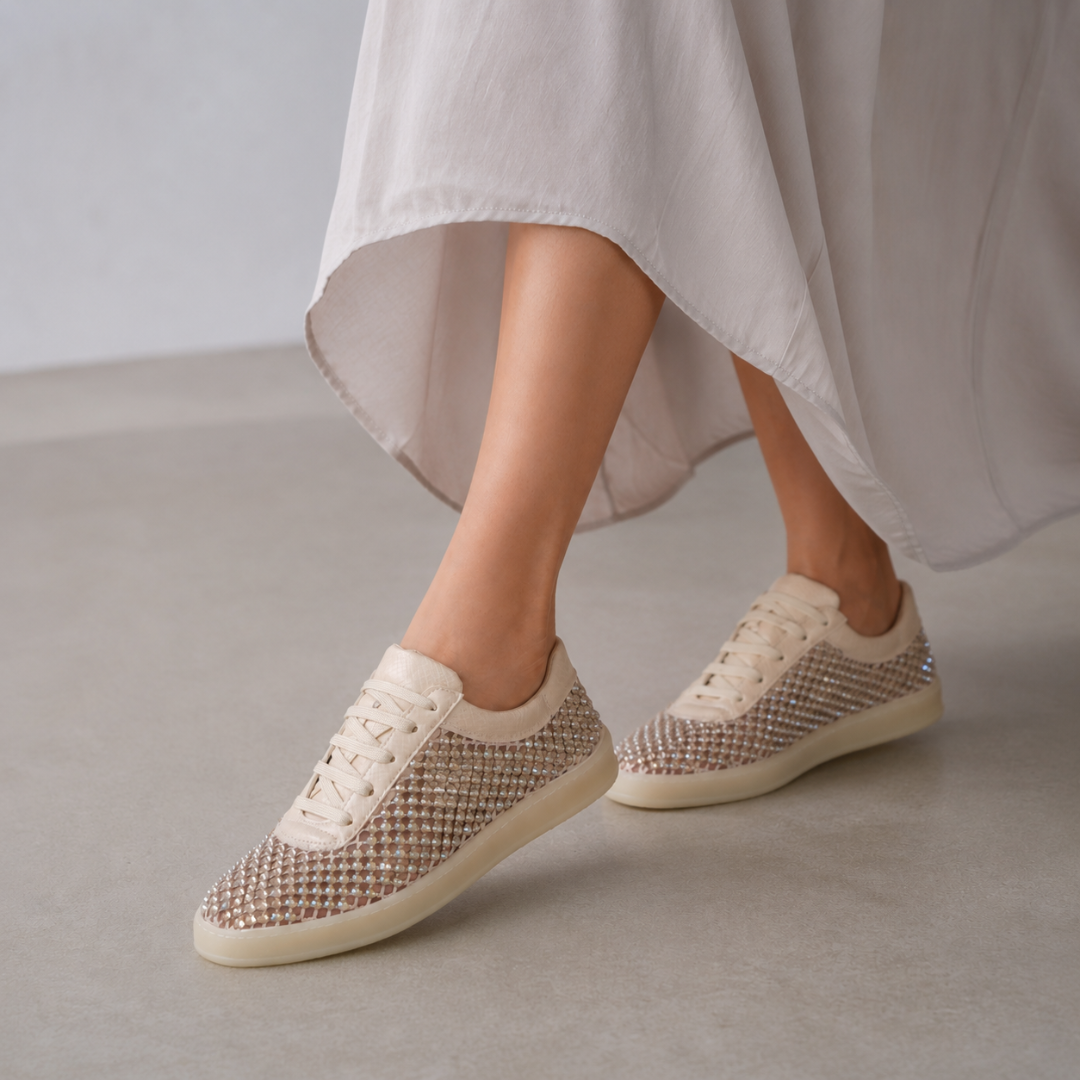 Zapatillas con Brillos y Cordones®