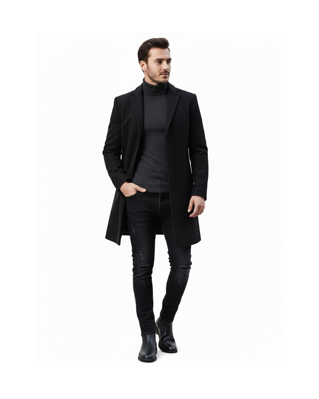 Chaqueta clásica con solapas para hombre®