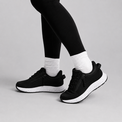Zapatos adaptables con doble cremallera