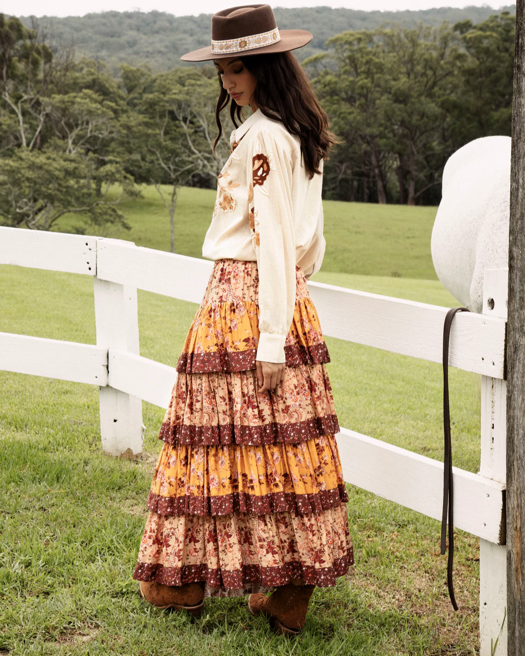 Falda Maxi Lisboa Estampada