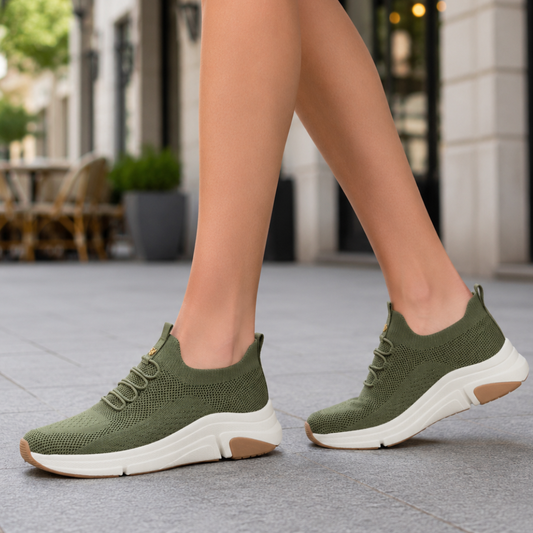 Zapatillas de Punto Transpirable con Suela Ligera