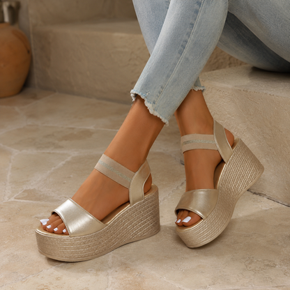 Sandalias de Cuña con Plataforma Cómoda®