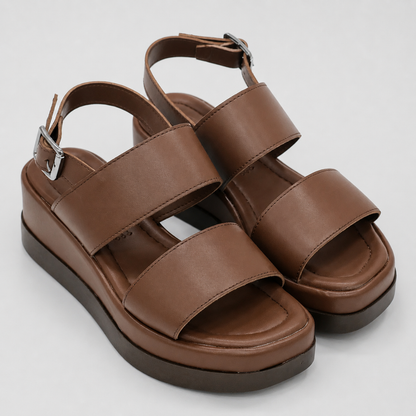 Sandalias de Plataforma con Doble Banda®