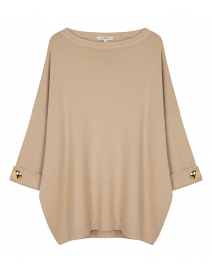 Blusa de Manga Tres Cuartos con Brillo®