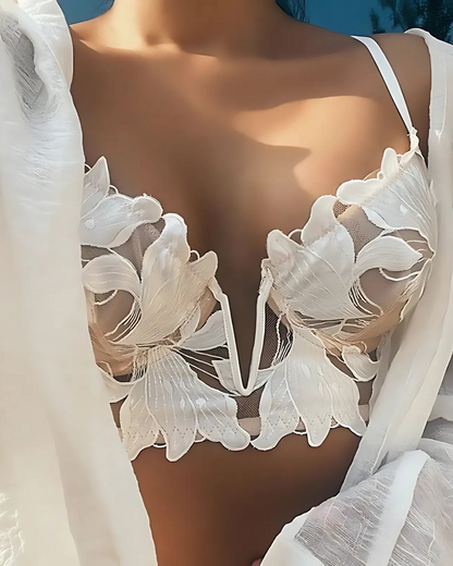 Conjunto de Lencería Jena en Encaje Floral