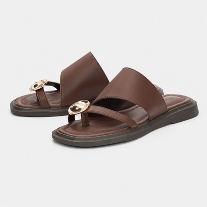 Sandalias Planas con Divisor de Dedo®