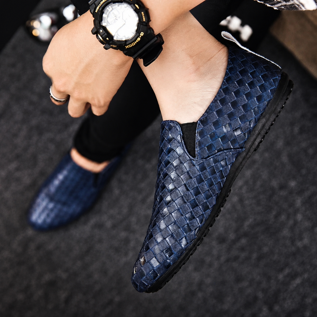 Mocasines con Textura Trenzada