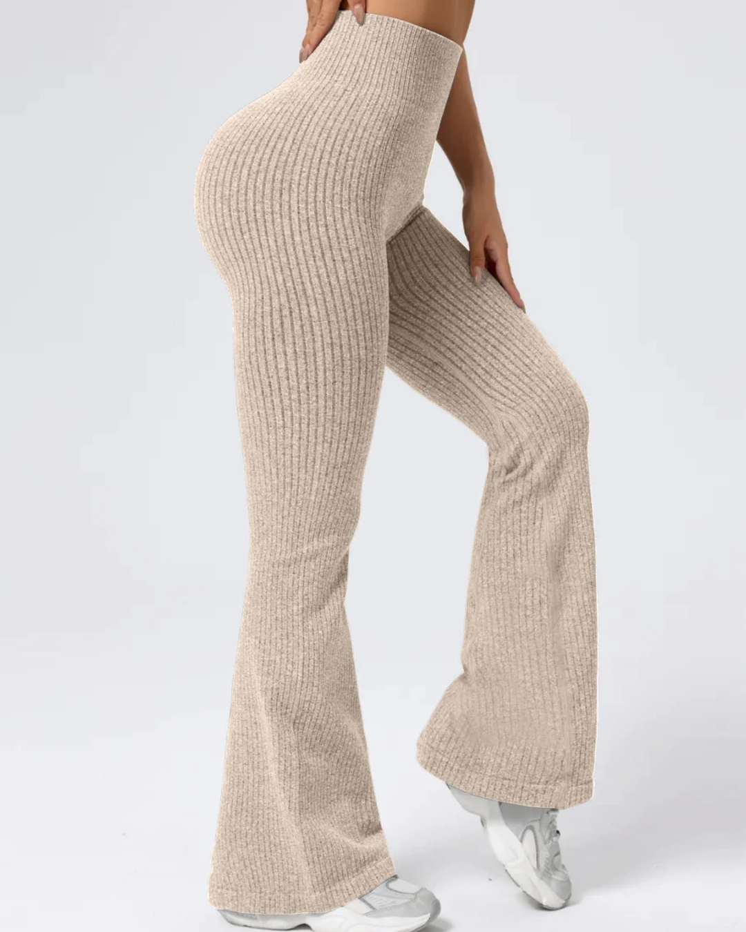 Pantalones de Punto Acampanados de Máximo Confort para mujer®