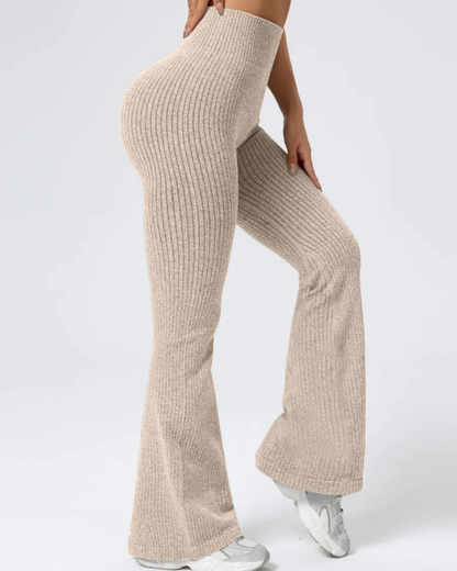 Pantalones de Punto Acampanados de Máximo Confort para mujer®