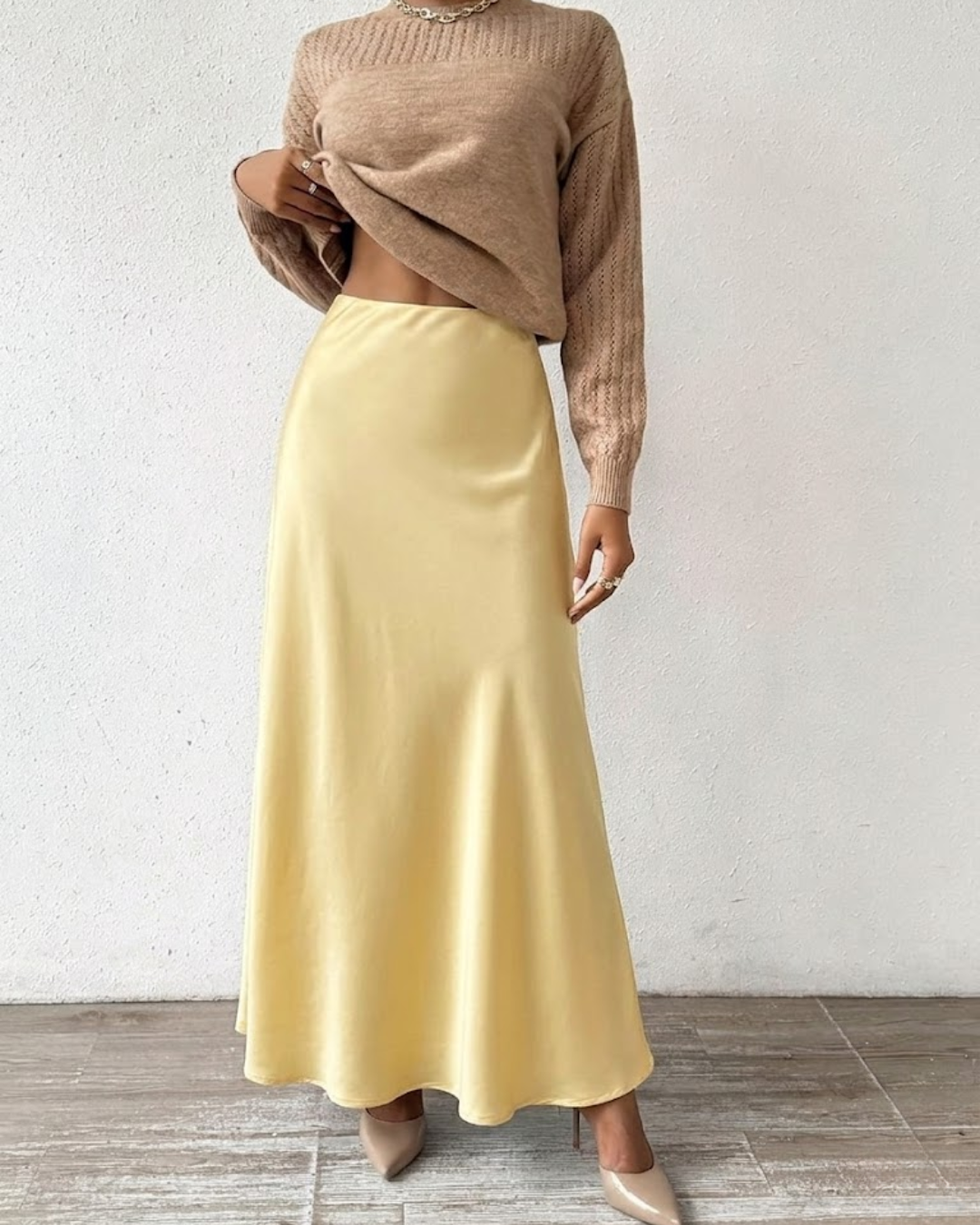 Falda Midi Málaga con Volantes®