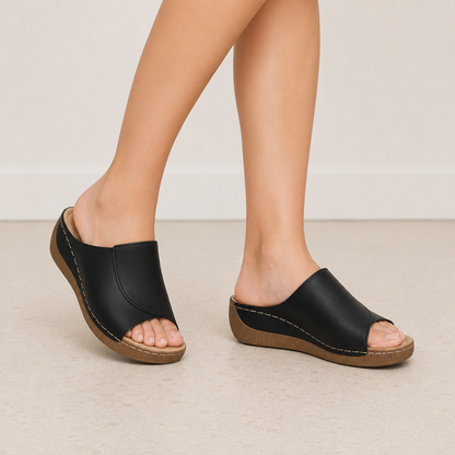 Sandalias de cuña con tiras anchas®