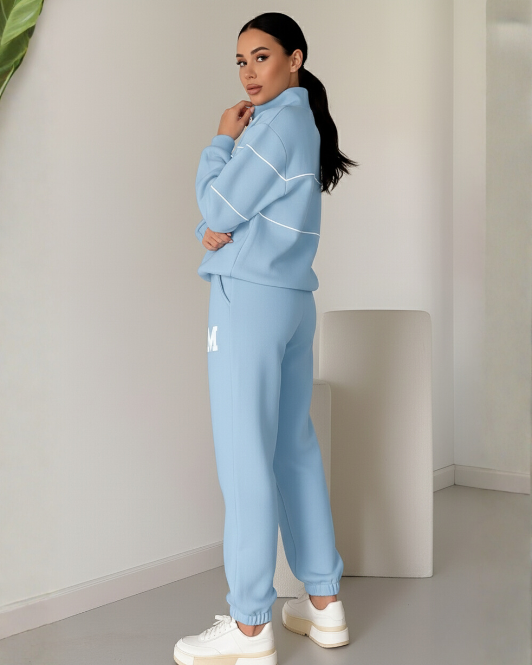 Conjunto Casual de Sudadera y Pantalón para Mujer
