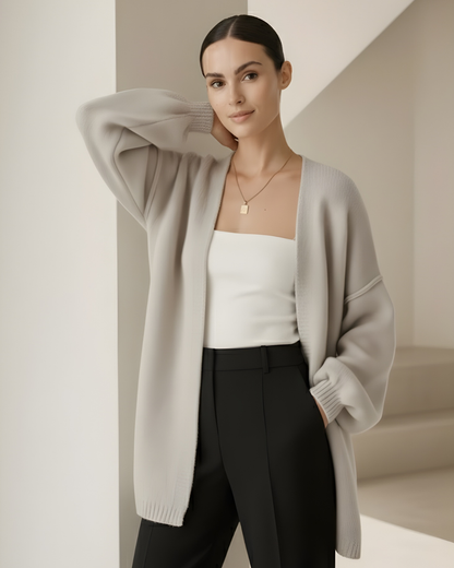 Cárdigan Oversized de Punto Ultra Suave para Mujer