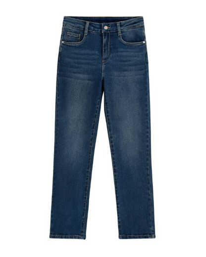 Pantalón recto con faja integrada y efecto moldeador para mujer®