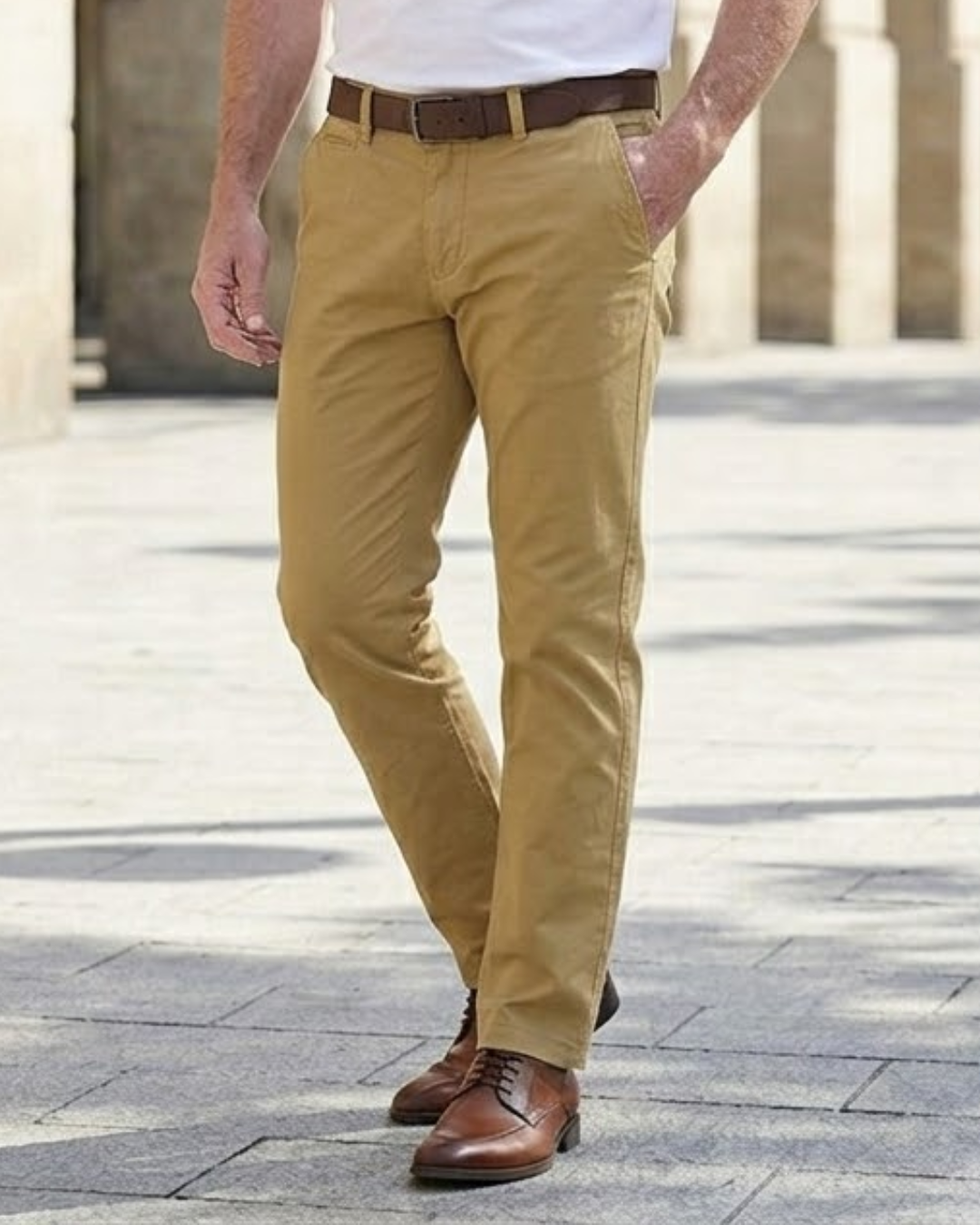 Pantalón Lisboa Casual de Corte Ajustado