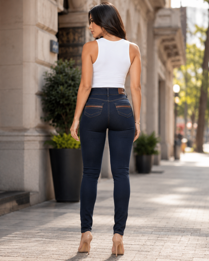 Vaqueros push up de tiro alto®