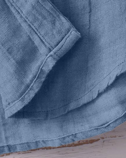 Camisa Informal de Lino para Hombre®