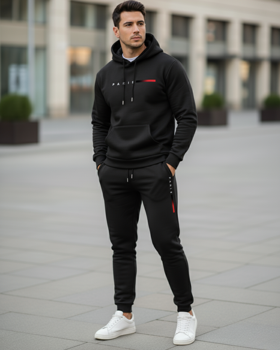 Conjunto Deportivo de  Sudadera y Joggers para Hombre