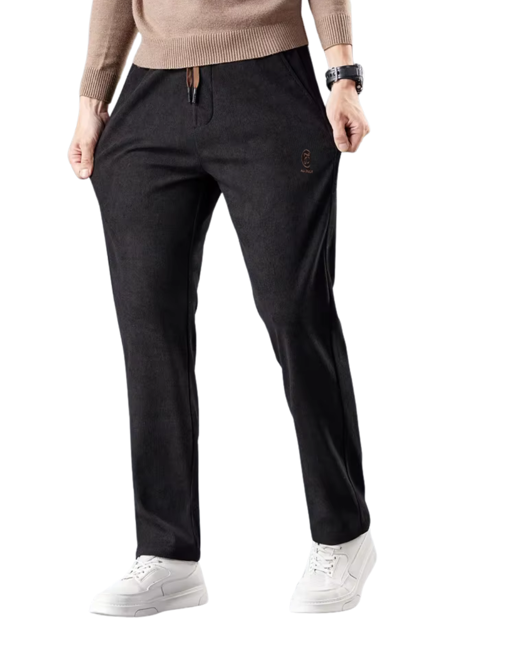Pantalones térmicos reforzados con ajuste elástico para hombre®