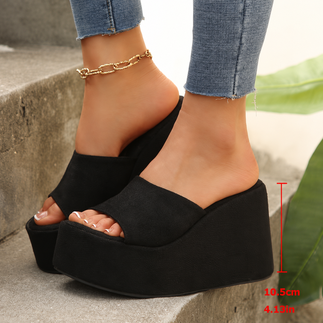 Sandalias de Plataforma con Pala Ancha®
