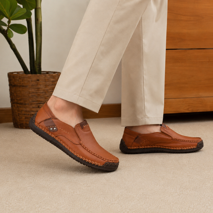 Mocasines Casuales con Costura Artesanal®