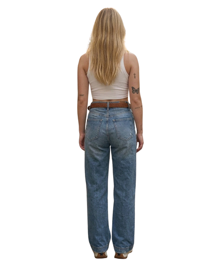 Pantalón Vaquero Alto y Confort Premium