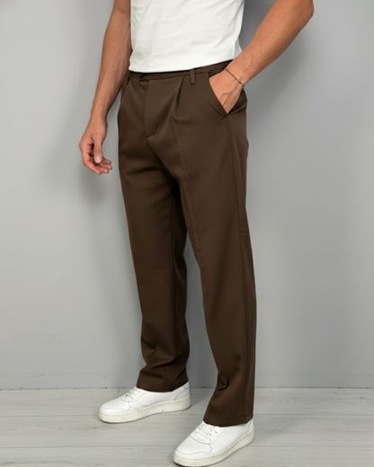Pantalón Ancho y Comodidad Urbana Para Hombre