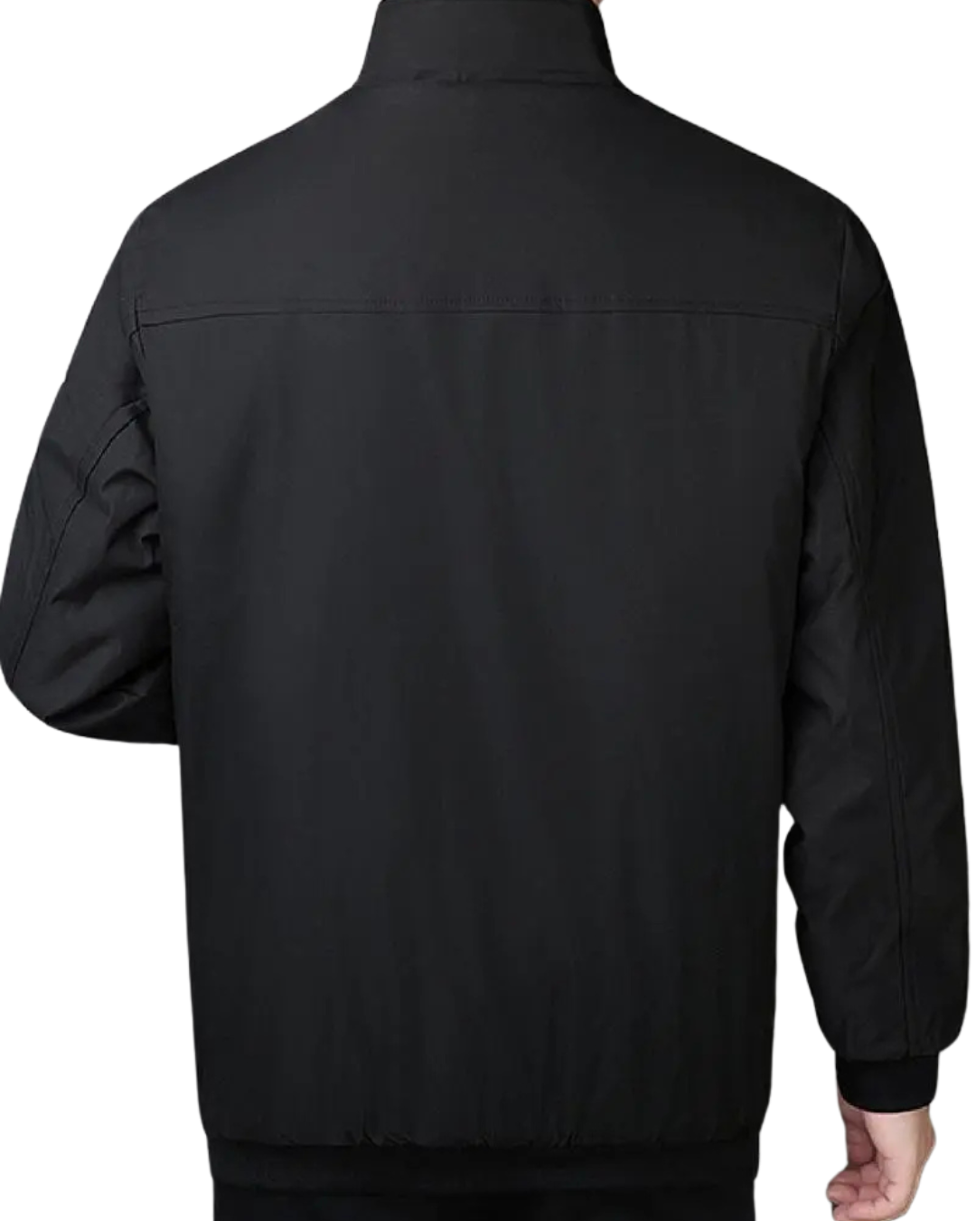 Chaqueta de Lana para Hombre con Forro Térmico y Cremallera